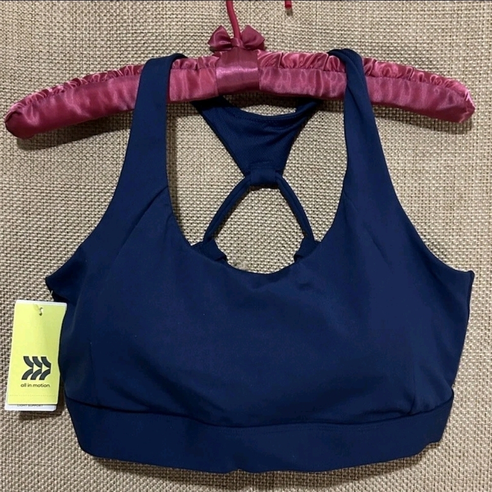 All in Motion Navy Sports Bra